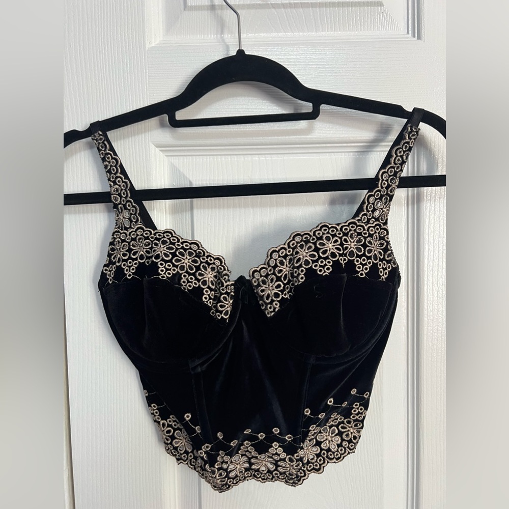 Victoria’s Secret Velvet Corset Top